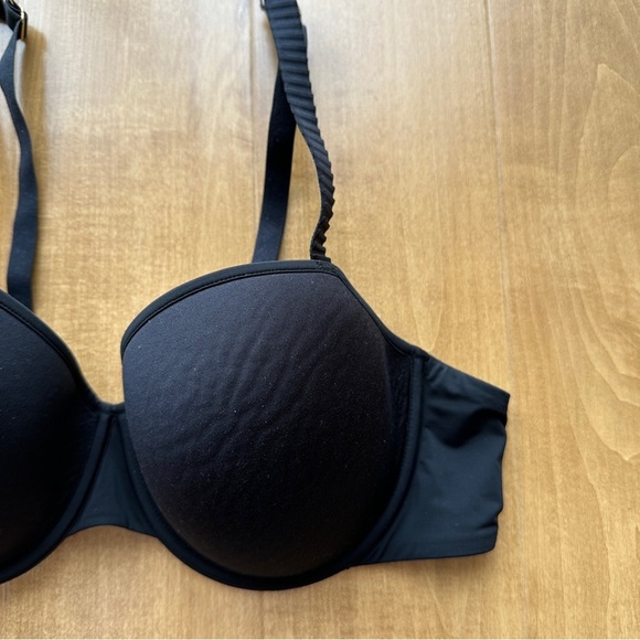 ThirdLove 24/7 Classic T-Shirt Bra, Smooth Black, Size 38B 1/2 - Picture 4 of 13